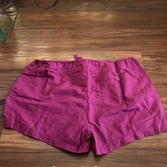 Purple Route 66 Drawstring Shorts Size 14 - Picture 5 of 8